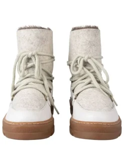 Leder-Boots "Frosty" in Weiß