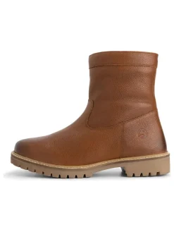 Leder-Boots "Fyresdal" in Hellbraun