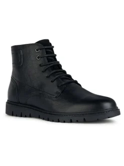 Leder-Boots "Ghiacciaio" in Schwarz