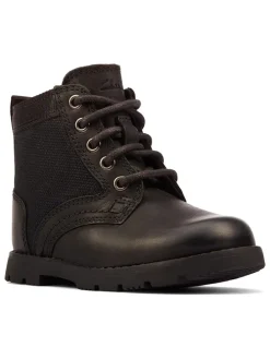 Leder-Boots "Heath Chard" in Schwarz