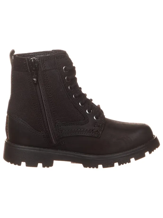 Leder-Boots "Heath Chard" in Schwarz