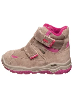 Leder-Boots in Altrosa