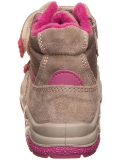 Leder-Boots in Altrosa