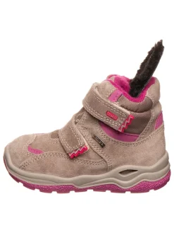 Leder-Boots in Altrosa