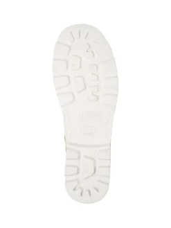 Leder-Boots in Beige