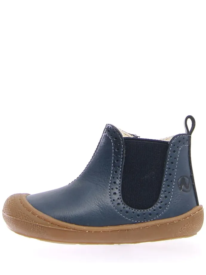 Leder-Boots in Blau