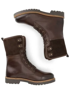 Leder-Boots in Braun