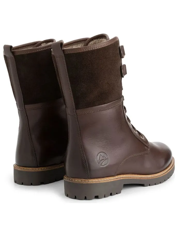 Leder-Boots in Braun