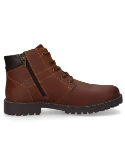 Leder-Boots in Braun