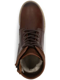 Leder-Boots in Braun