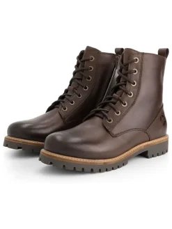 Leder-Boots in Braun