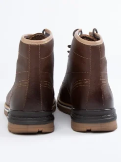 Leder-Boots in Braun