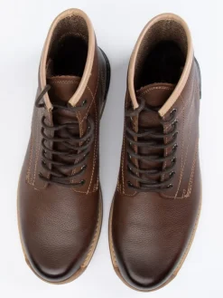 Leder-Boots in Braun