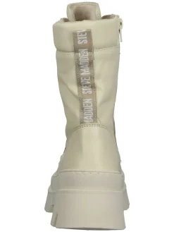 Leder-Boots in Creme