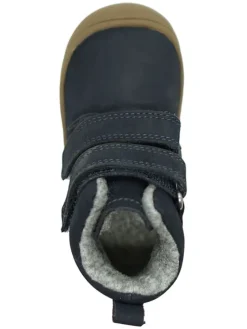 Leder-Boots in Dunkelblau