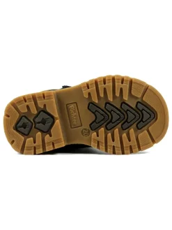 Leder-Boots in Dunkelblau