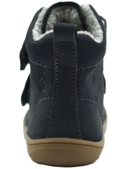 Leder-Boots in Dunkelblau