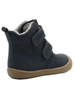 Leder-Boots in Dunkelblau