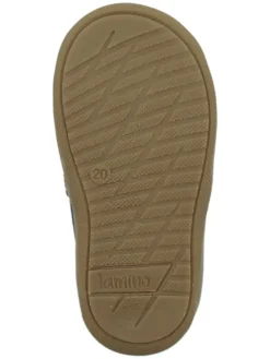 Leder-Boots in Dunkelblau