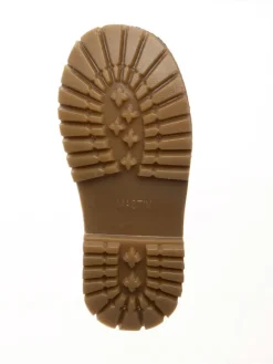 Leder-Boots in Dunkelblau