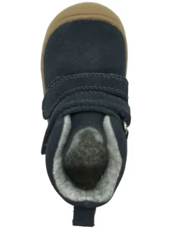 Leder-Boots in Dunkelblau