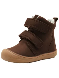 Leder-Boots in Dunkelbraun