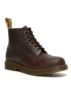 Leder-Boots in Dunkelbraun