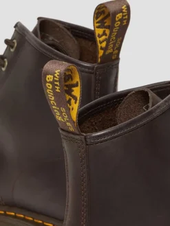 Leder-Boots in Dunkelbraun