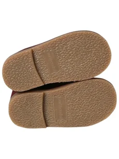 Leder-Boots in Dunkelrot