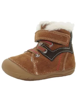 Leder-Boots in Hellbraun