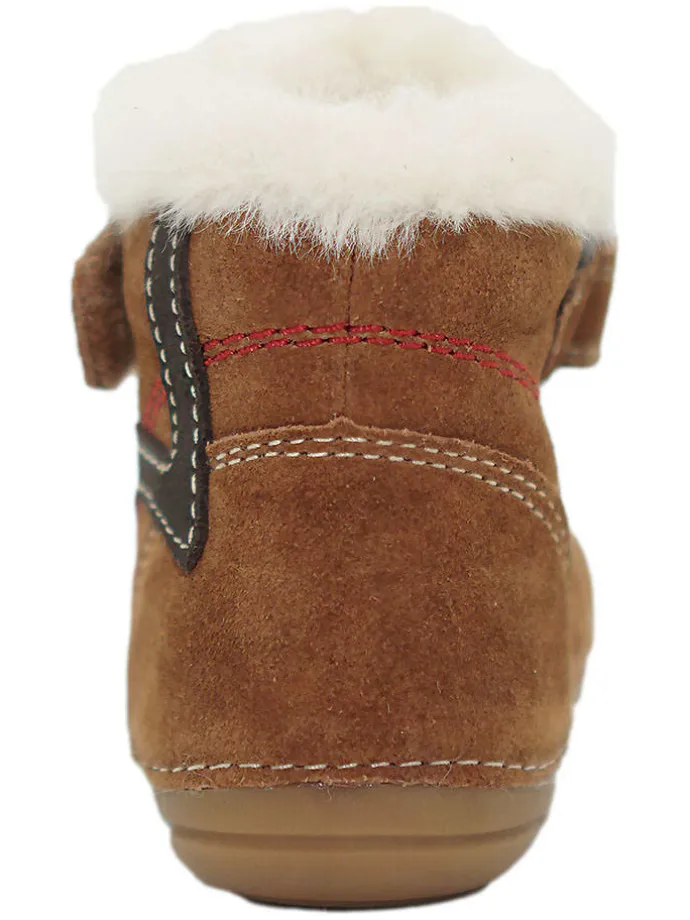 Leder-Boots in Hellbraun