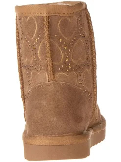 Leder-Boots in Hellbraun