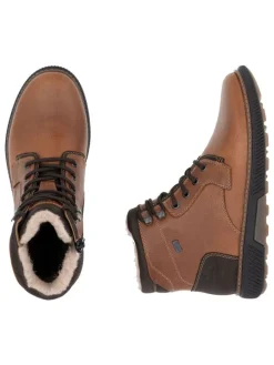 Leder-Boots in Hellbraun