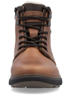 Leder-Boots in Hellbraun