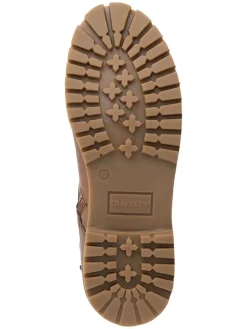 Leder-Boots in Hellbraun