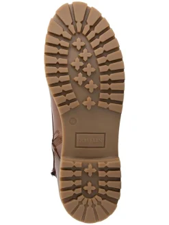 Leder-Boots in Hellbraun