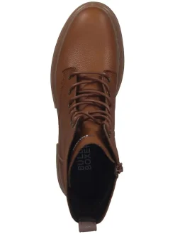 Leder-Boots in Hellbraun