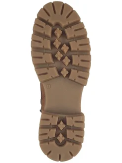 Leder-Boots in Hellbraun