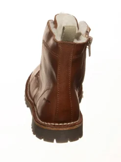 Leder-Boots in Hellbraun