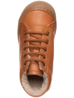 Leder-Boots in Hellbraun