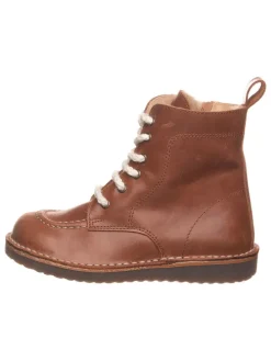 Leder-Boots in Hellbraun