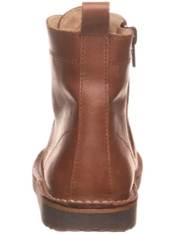 Leder-Boots in Hellbraun