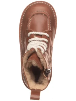 Leder-Boots in Hellbraun