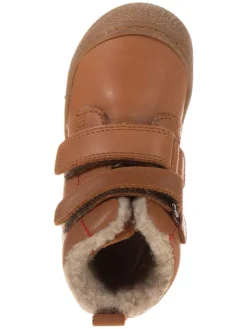 Leder-Boots in Hellbraun