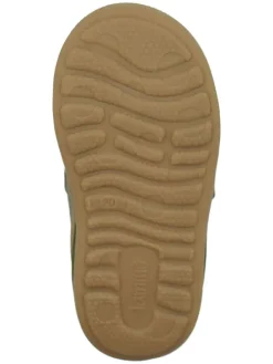 Leder-Boots in Khaki