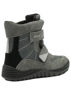 Leder-Boots in Khaki