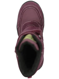 Leder-Boots in Pflaume