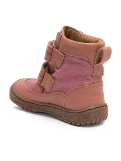 Leder-Boots in Pink