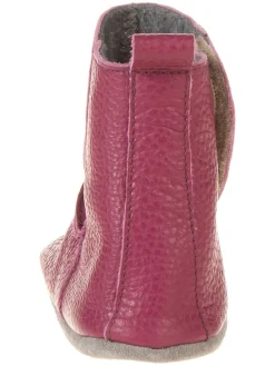 Leder-Boots in Pink