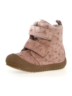 Leder-Boots in Rosa